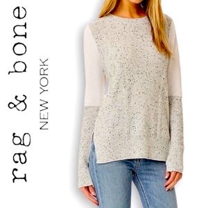 Rag & Bone Cashmere Tamara Melange Pullover Sweater Size Medium